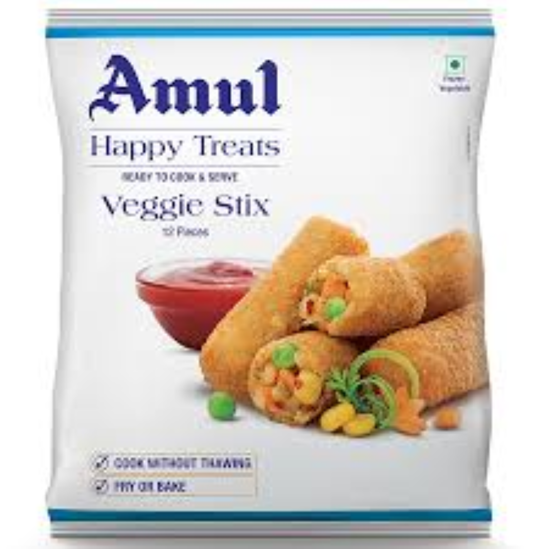 AMUL HAPPY TREATS VEGGIES STIX 425G